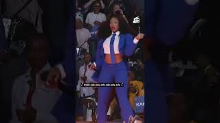 Megan Thee Stallion Calls for Reproductive Rights at Kamala Harris Rally [upl. by Niraa]