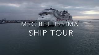 MSC Bellissima Timelapse Ship Tour HD [upl. by Jud701]