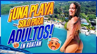 LA unica PLAYA nudist en HONDURAS 🤯 roatan [upl. by Brear]