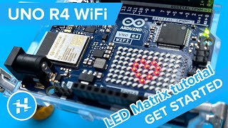 Arduino UNO R4 WiFi Getting Started – LED Matrix Custom Animations [upl. by Alleunamme]