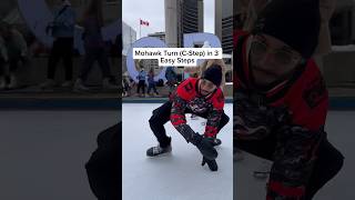 How To Mohawk Turn 🔥😳 iceskating tutorial shorts [upl. by Yank889]