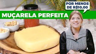 Aprenda a fazer seu Queijo Muçarela Caseiro sem leite por menos de R700 [upl. by Marthe]