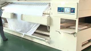 Fully Automatic Bed Sheets Ironing Machine Bed Sheet Ironing and Folding Machine Bed Linen Ironing [upl. by Nylesaj341]