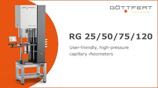 Measurement procedure with the Capillary Rheometer  GÖTTFERT [upl. by Anderegg]