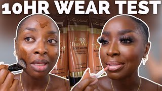 10hr Wear Test TOO FACED SOFT MATTE BORN THIS WAY OIL CONTROL FOUNDATION did it even work [upl. by Nariko]