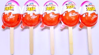 Kinder Popsicles Edition Surprise Eggs New [upl. by Jameson273]