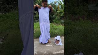 Cara memakai kostum pocong gemoy [upl. by Zina932]