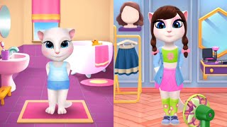 angela 😘 my angela 😘 my angela 2 funny game video 😀😂 my talking tom funny video 🔥💯 big update 2024 [upl. by Petit]