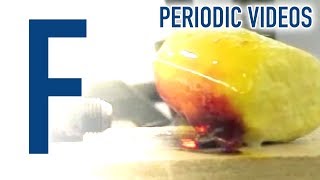 Fluorine  Periodic Table of Videos [upl. by Atteiram]