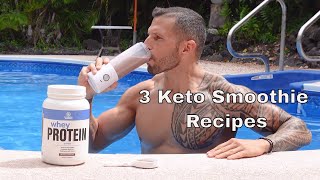 3 Keto Smoothie BlendJet Recipes with Fit2Fat2Fits Drew Manning [upl. by Bethezel]