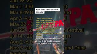 Jamaica 2024 Event Calendar [upl. by Christine548]