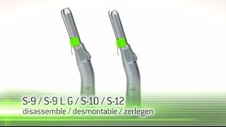 WampH S9S9 L GS10S12 disassemble and assemble surgical handpiece [upl. by Aurore]