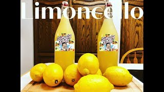 Epic 100 Proof Limoncello Recipe Super Easy [upl. by Sorci308]