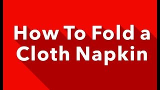 2 Cute Ways to Fold Cloth Napkins For Christmas Dinner [upl. by Yenohtna]