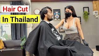 Getting Haircut in Pattaya Thailand  Barber b’s in Pattaya [upl. by Acirred]