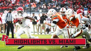 Pinstripe Bowl Rutgers vs Miami  Highlights  Big Ten Football  Dec 28 2023 [upl. by Etnovert]