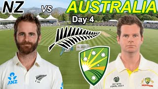 NEW ZEALAND vs AUSTRALIA Day 4 Live Commentary 2nd TEST 2024 [upl. by Zailer]