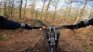 Stile Cop DH Trails Cannock UK First ride out in 2023 Part 1 4k 60fps [upl. by Ahsekyw]