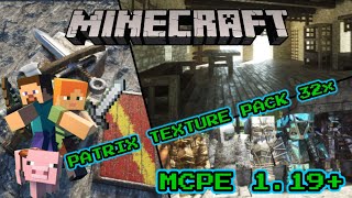 MCPE 119 PATRIX TEXTURE PACK SHOWCASE [upl. by Henrieta56]