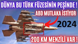 ABDNİN PEŞİNDE OLDUĞU İŞTE quotOquot TÜRK FÜZESİ  TÜRKİYE KİMSEYE SATMIYOR [upl. by Assilat143]