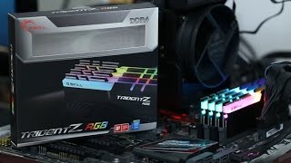 พรีวิว GSKILL TRIDENT Z RGB 32GB DDR43200 8GBx4 [upl. by Alur427]