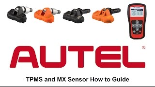 Autel TS401 how to program MX sensors [upl. by Wernda]