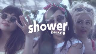 becky g  shower  s l o w e d [upl. by Neeoma]