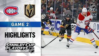 Semifinals Gm 2 Canadiens  Golden Knights 61621  NHL Highlights [upl. by Ja]