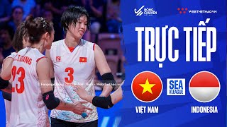 🔴TRỰC TIẾP  VIỆT NAM vs INDONESIA  Chặng 1 Giải bóng chuyền nữ SEA VLeague 2023 [upl. by Tonl]