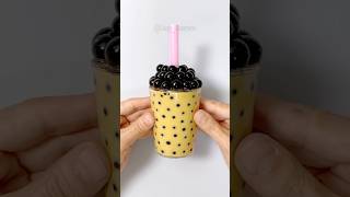 역재생 버블티 말랑이⏪⏪⏪Reverse Play🧋Boba Tea Squishy DIY with Nano Tape 실리콘테이프 [upl. by Htiekram]