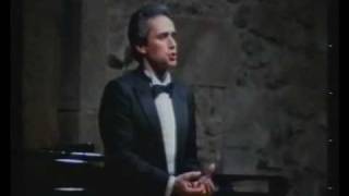 Josep Carreras quotNebbiequot Respighi  1984 Calonge Recital [upl. by Cirded]