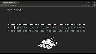MonkeyType  Day 2 [upl. by Aleinad]