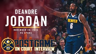 DeAndre Jordan After The Home Win 🎙 [upl. by Gavin]