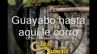 Guayabo hasta aquí le corro [upl. by Caylor]