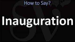 How to Pronounce Inauguration 2 WAYS British Vs USAmerican English Pronunciation [upl. by Seraphim]