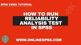 How to Run Reliability Analysis Test in SPSS  Explained Step by Step [upl. by Oiromed]