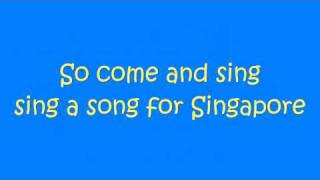 Corrinne May  Song for Singapore NDP 2010 Theme Song Karaoke [upl. by Leontina]