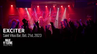 EXCITER live at Saint Vitus Bar Oct 21st 2023 FULL SET [upl. by Ynnaf]