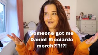 Someone gifted me Daniel Ricciardo McLaren merch [upl. by Hearn]