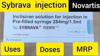 Sybrava injections inclisiran injectionsuses in HyperlipidemiadoseMRP [upl. by Tammie]