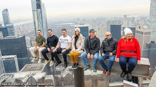 Rockefeller Centers The Beam ride soars visitors 800 feet above NYC [upl. by Atiugram]