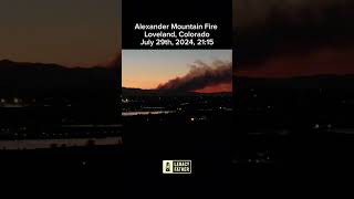 Alexander Mtn Fire  950 acres on July 29 wildfire alexandermountainfire breakingnews shorts [upl. by Remde985]