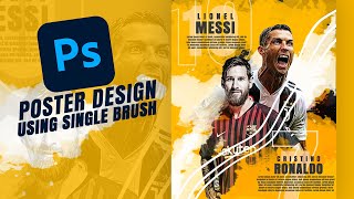 How to Create Professional Sport Poster Design  Photoshop Tutorials [upl. by Esenahs]