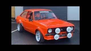 124 ITALERI FORD ESCORT MKII PAINTED IN FORD ELECTRIC PEARL ORANGE [upl. by Locke942]