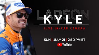 Live Kyle Larsons incar camera presented by Sunoco [upl. by Niletak308]