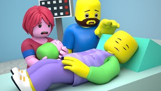 ROBLOX LIFE Unlucky Child and Gold Sister  Roblox Animation Brookhaven 🏡RP [upl. by Eramal]