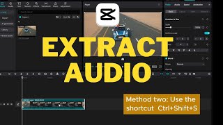 Easy Guide Extracting Audio in CapCut PC  Two Ways [upl. by Kciredohr]