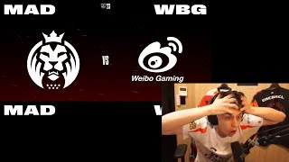 MAD vs WBG  Caedrel co stream FULL VOD  Worlds 2023 Swiss Stage day 5 [upl. by Wengert]