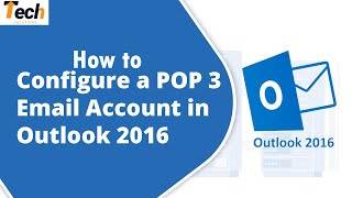 How to configure POP3 email in outlook2016 [upl. by Drabeck]