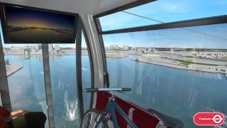 The Emirates Air Line  London cable car  Emirates Airline [upl. by Smallman]